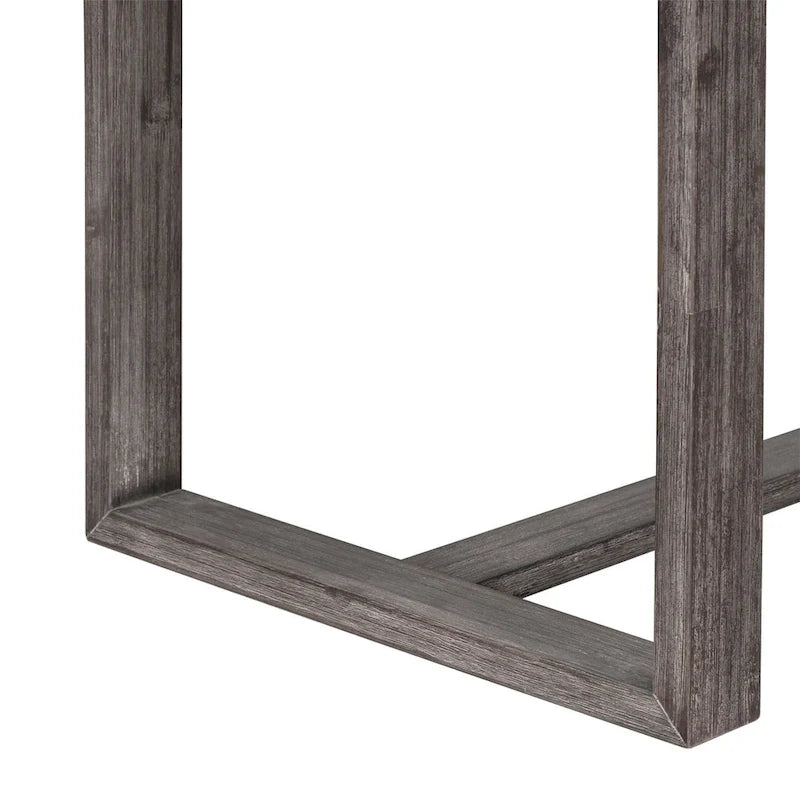Merax Farmhouse Counter Height 5-Piece Dining Table Set