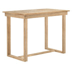 Merax Farmhouse Counter Height 5-Piece Dining Table Set