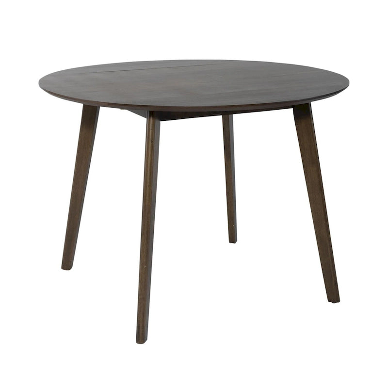 Space Savers Satin Walnut 5 Piece Drop Leaf Set