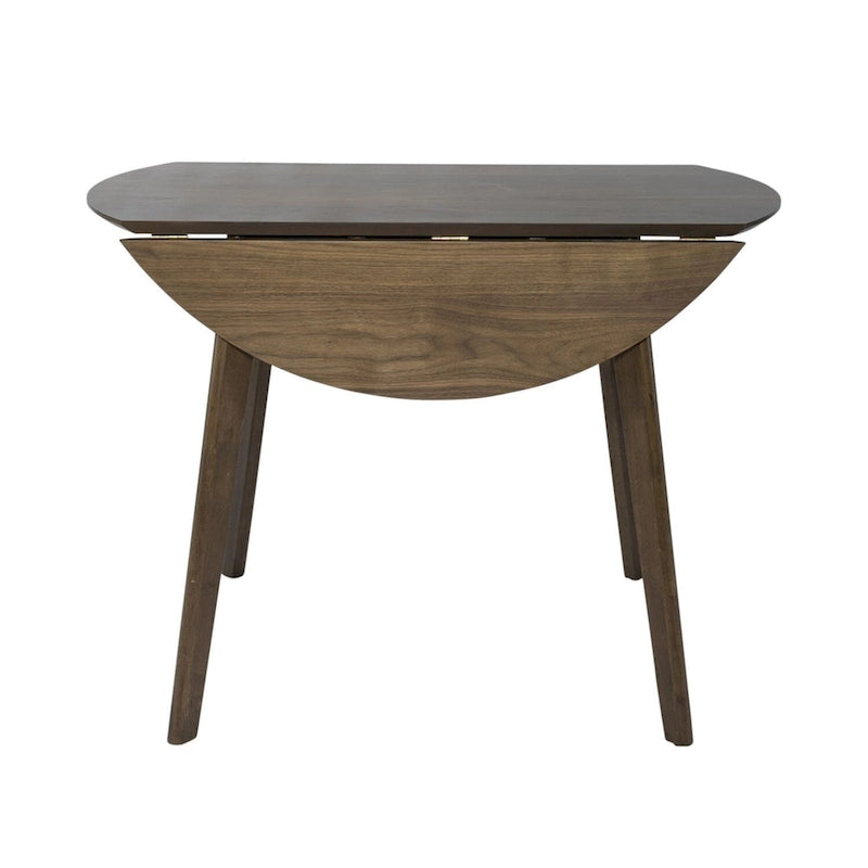Space Savers Satin Walnut 5 Piece Drop Leaf Set