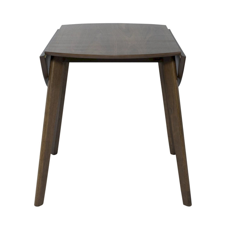 Space Savers Satin Walnut 5 Piece Drop Leaf Set
