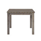Morden Fort Farmhouse Style 5-piece Square Bar Table Set, 4 Upholstered Counter Stools with Bar Table Dining Set