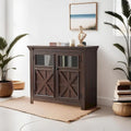 Roomfitters 2 Doors Cabinet Large Buffet Sideboard Cabinet, Bar Wine Cabinet, Coffee Bar Wine Bar Storage Cabinet
