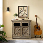 Roomfitters 2 Doors Cabinet Large Buffet Sideboard Cabinet, Bar Wine Cabinet, Coffee Bar Wine Bar Storage Cabinet