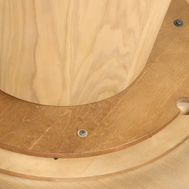 52 Solid Oak Round Pedestal Dining Table