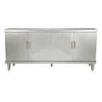 Modern 4-Door Storage Cabinet Sideboard Buffets for Living Room Bedroom and Kitchen