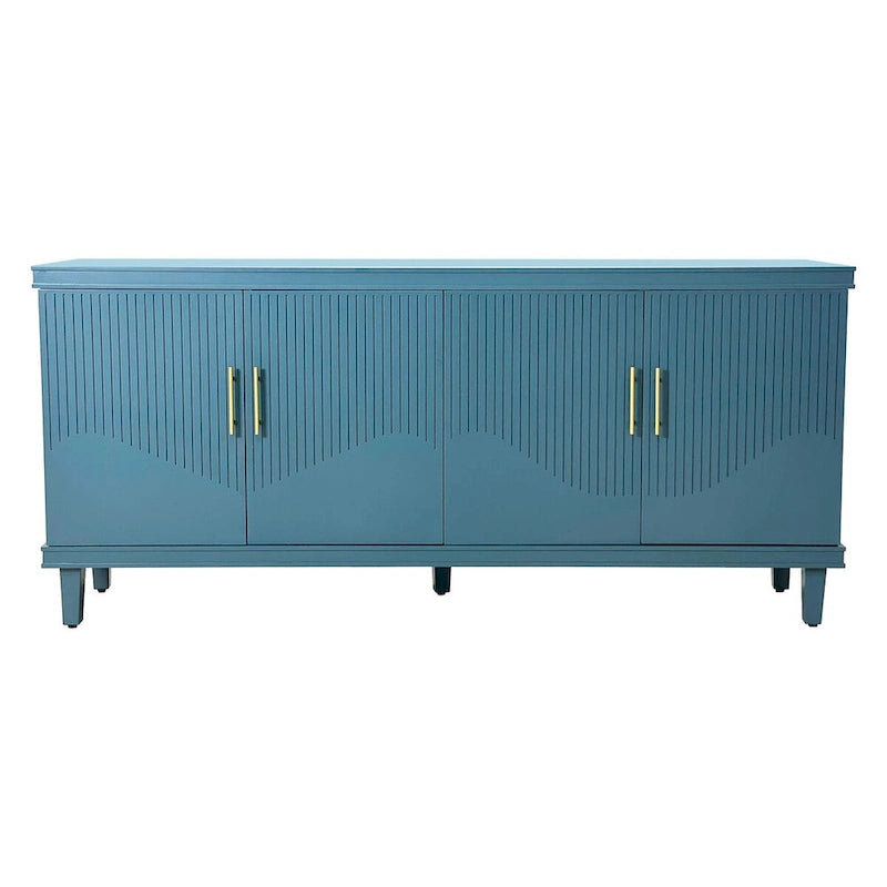 Modern 4-Door Storage Cabinet Sideboard Buffets for Living Room Bedroom and Kitchen
