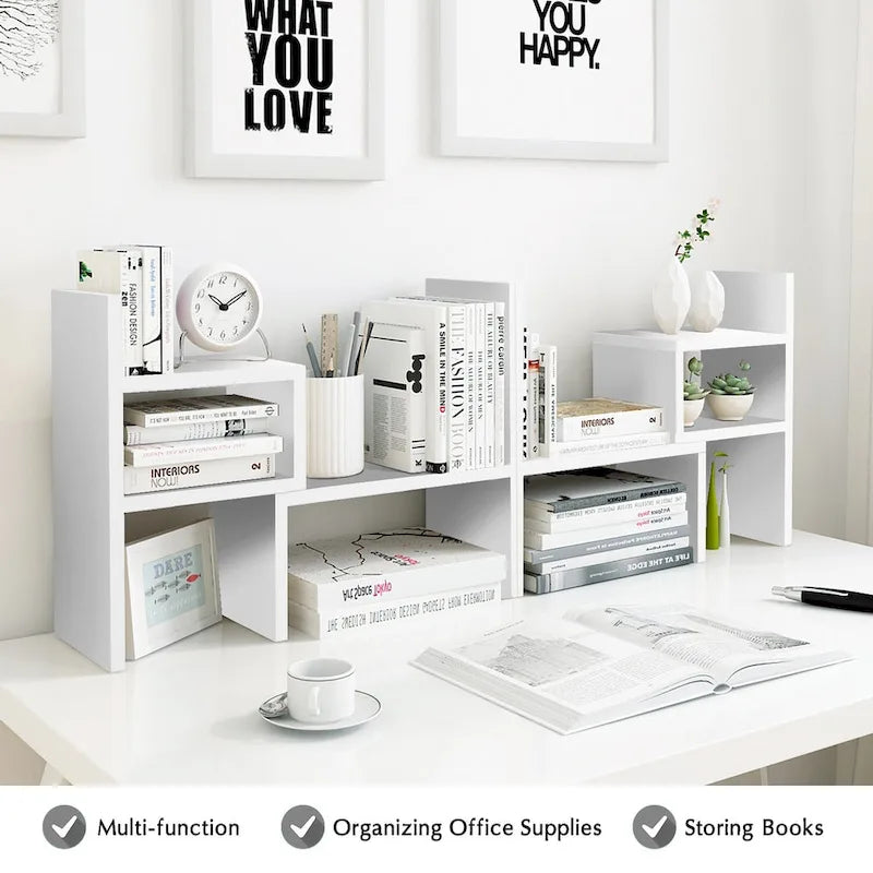 Multifunctional Office Desktop Organizer Shelf Storage