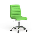 Ripple Armless Mid Back Vinyl Office Chair