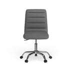 Ripple Armless Mid Back Vinyl Office Chair