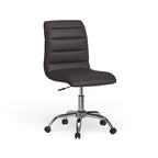 Ripple Armless Mid Back Vinyl Office Chair