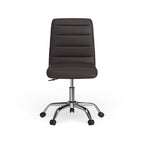 Ripple Armless Mid Back Vinyl Office Chair