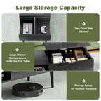 Lift Top Coffee Storage Wood Tables with Hidden Compartment Small Dining Desk for Home Living Room Office