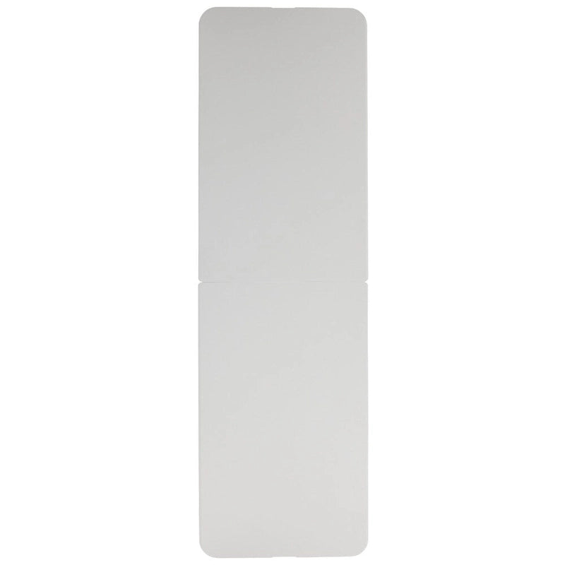 30W x 96L Bi-Fold Granite White Plastic Event Table with Carrying Handle