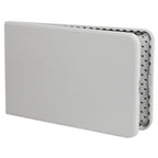 30W x 96L Bi-Fold Granite White Plastic Event Table with Carrying Handle
