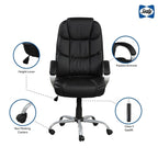 Sealy Kronos Mid-Back Ergonomic Swivel Office Chair with Padded Armrests