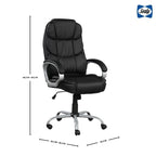 Sealy Kronos Mid-Back Ergonomic Swivel Office Chair with Padded Armrests