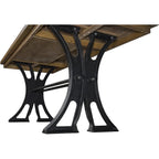 Toulouse Rustic Writing Desk, Writing Table, Office Desk, Brown
