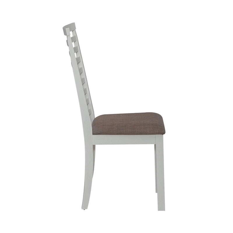 Brook Bay White Trestle Table Set with Chairs - 5, 6, or 7 Pieces