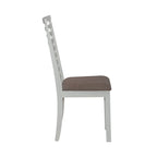 Brook Bay White Trestle Table Set with Chairs - 5, 6, or 7 Pieces