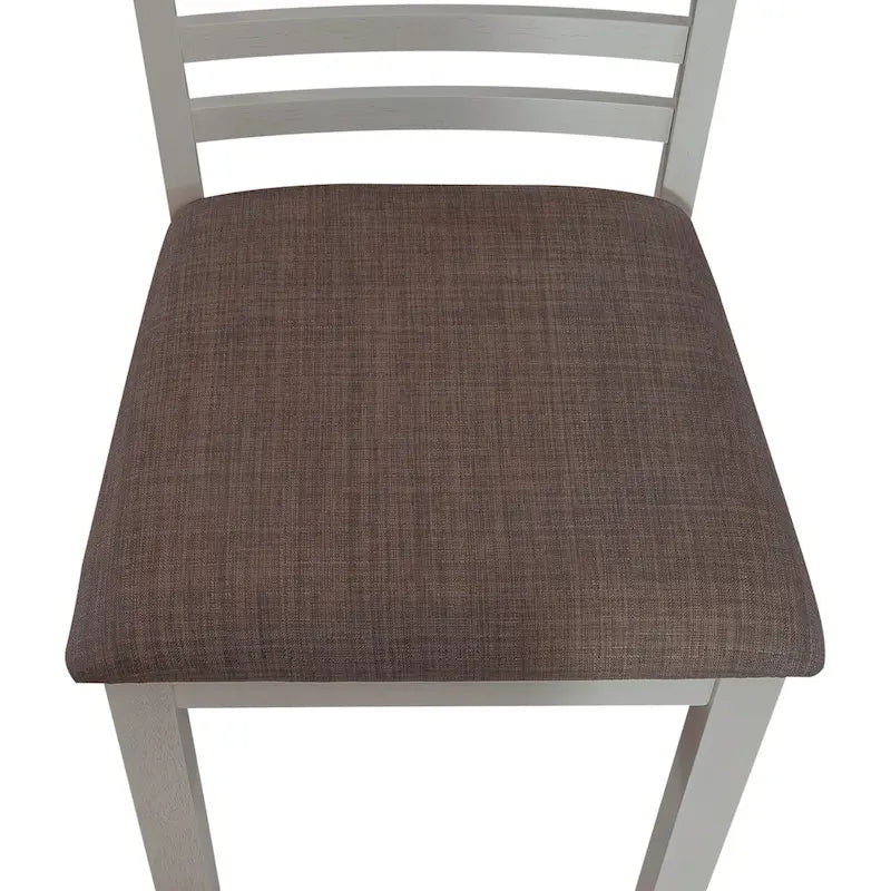 Brook Bay White Trestle Table Set with Chairs - 5, 6, or 7 Pieces