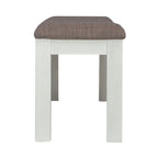 Brook Bay White Trestle Table Set with Chairs - 5, 6, or 7 Pieces