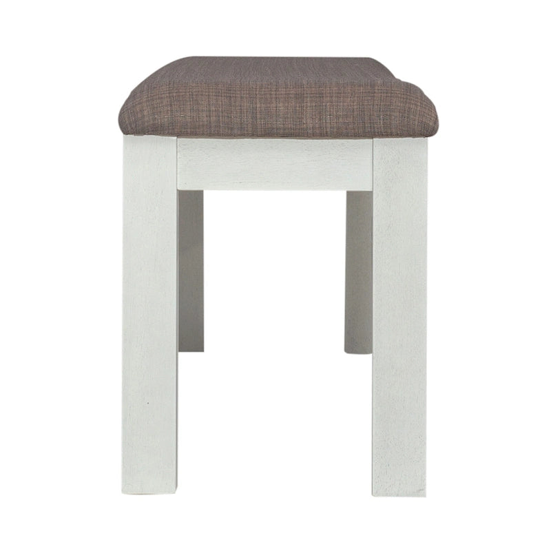 Brook Bay White Trestle Table Set with Chairs - 5, 6, or 7 Pieces