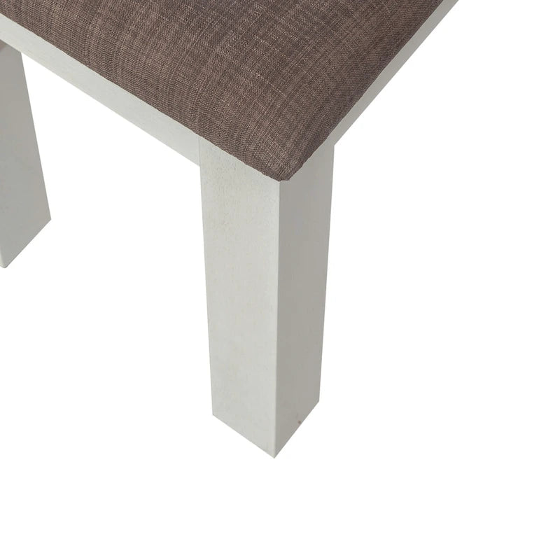 Brook Bay White Trestle Table Set with Chairs - 5, 6, or 7 Pieces