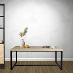 Bali Coastal Modern Coffee Table Natural Wood Top