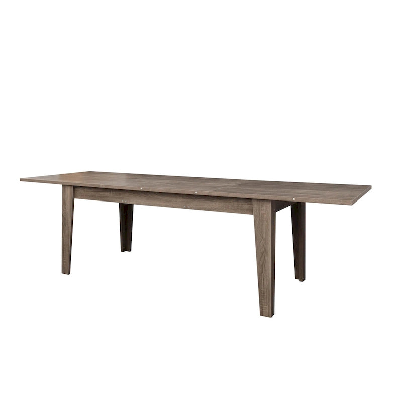 Rectangular Extendable Dining Table Functional Kitchen Table for 4-12 People