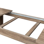 Rectangular Extendable Dining Table Functional Kitchen Table for 4-12 People