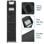 Nestl Bathroom Storage Organizer - Floor Standing Tall Cabinet for Toilet Paper, Towel & Other Bathroom Storage Accessories