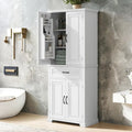 Bathroom Storage Cabinet with Doors and Drawer, Multiple Storage Space, Adjustable Shelf