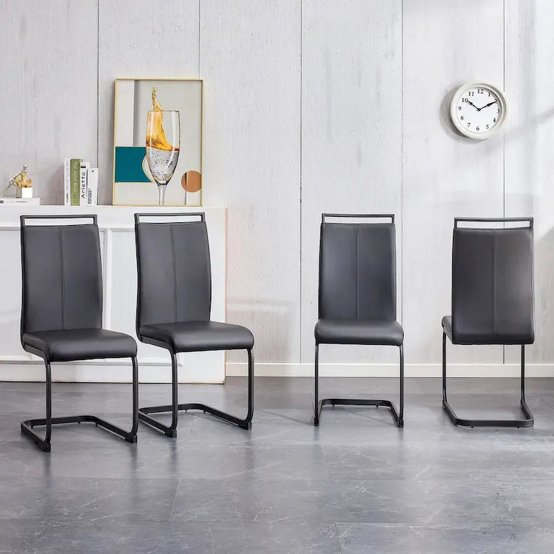 Table and chair set. 1 table and 4 chairs. Rectangular dining table