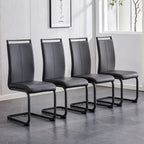 Table and chair set. 1 table and 4 chairs. Rectangular dining table