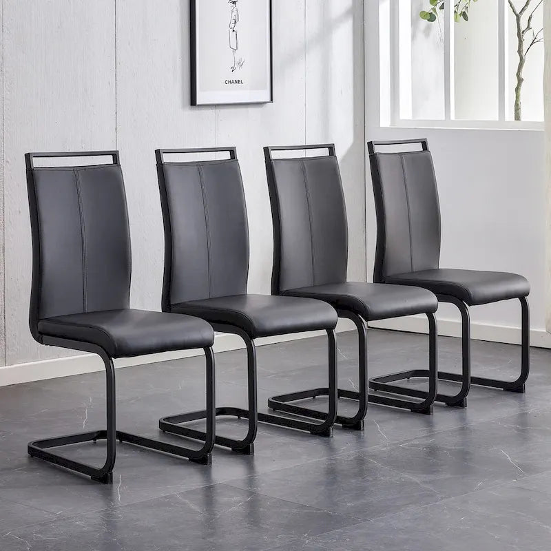 Table and chair set. 1 table and 4 chairs. Rectangular dining table