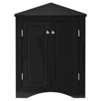 MDF Triangle Corner Cabinet with Adjustable Shelves