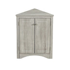 MDF Triangle Corner Cabinet with Adjustable Shelves