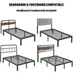 14 Inch Heavy Duty Bed Frame, No Box Spring Needed, Noise Free