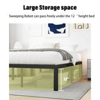 14 Inch Heavy Duty Bed Frame, No Box Spring Needed, Noise Free