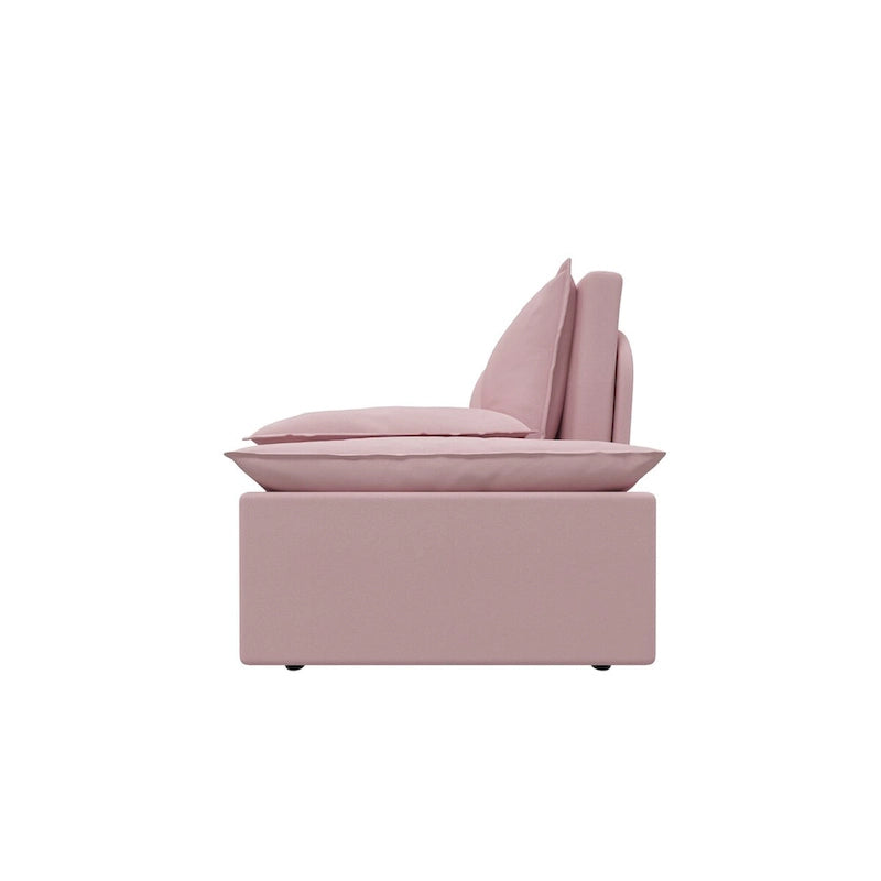 70.1 3-in-1 Convertible Queen Pull Out Sofa Bed with 2 Soft Pillows