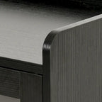 Moasis 55 Sideboard Buffet Cabinet with LED Light, Storage Cabinet with Doors and Adjustable Shelves
