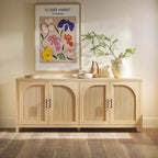 Middlebrook Modern 70-inch Reeded Sideboard with Arched Doors