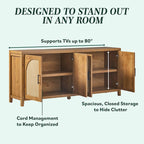Middlebrook Modern 70-inch Reeded Sideboard with Arched Doors