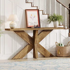 70.9 Extra Long Farmhouse Console Sofa Table for Entryway Hallway