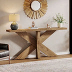 70.9 Extra Long Farmhouse Console Sofa Table for Entryway Hallway
