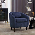 Modern style decorated chair Living room Bucket chair with cushion and pillow single sofa chair