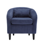 Modern style decorated chair Living room Bucket chair with cushion and pillow single sofa chair
