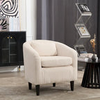 Modern style decorated chair Living room Bucket chair with cushion and pillow single sofa chair