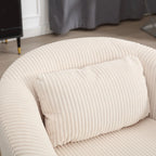 Modern style decorated chair Living room Bucket chair with cushion and pillow single sofa chair